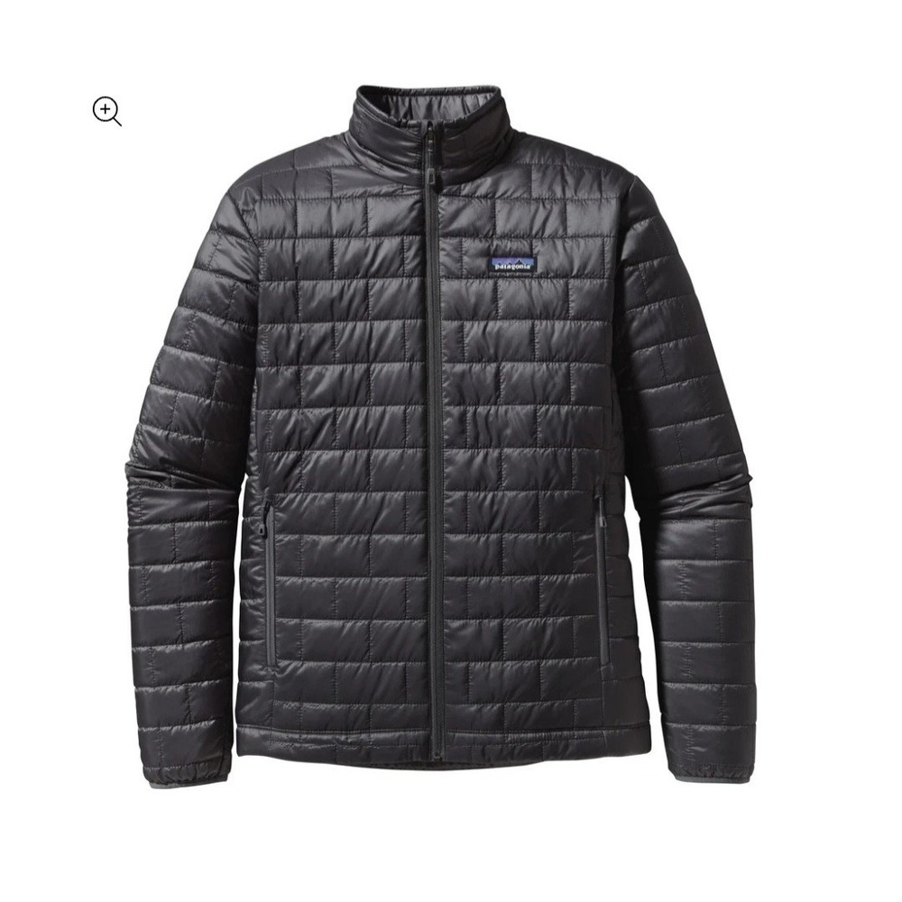 Patagonia Men's Nano Puff Full Zip Jacket Size XXL Forge Gray